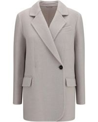 Brunello Cucinelli - Single-Breasted Wool And Cashmere Jacket - Lyst