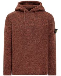 Stone Island - Hooded Sweater - Lyst