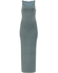 Maison AlaïA - Robe Crayon En Mélange De Soie Et Viscose Dress - Lyst