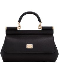 Dolce & Gabbana - Handbag Sicily Small Grained Leather Handbags - Lyst
