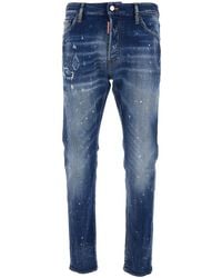 DSquared² - 'Cool Gut' Jeans With Belt Loops And All-Over Painted Details - Lyst