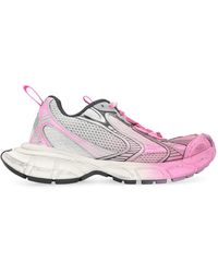Balenciaga - Mesh Fabric Low-Top Sneakers Polyurethane Trainers - Lyst