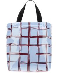 Marni - Coated Canvas Tote Bag Shoulder - Lyst