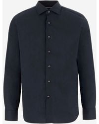 Alessandro Gherardi - Shirt Stretch Cotton-Blend - Lyst