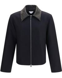Bottega Veneta - Double-Breasted Wool Jacket Double Fleece - Lyst
