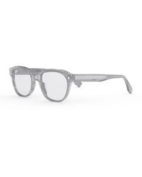 Fendi - Eyeglasses Round Full Rim, Transparent Light Frame And Clear Demo Lenses Lens Fe50029I020 - Lyst