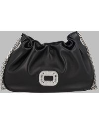 Roger Vivier - Shoulder Bag Micro Pilgrim Leather Lambskin - Lyst