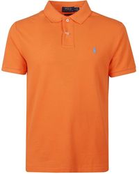 Ralph Lauren - Logo Embroidered Polo Shirt - Lyst