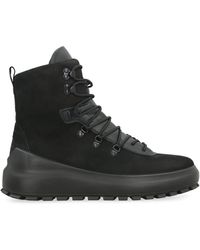 Stone Island - Leather Lace-up Boots - Lyst