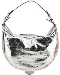Versace - Repeat Small Hobo Bag Lambskin Shoulder - Lyst