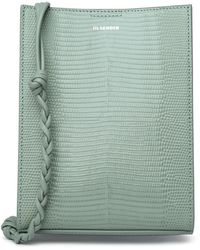 Jil Sander - Tangle Small Crossbody Bag In Pastel Green Calf Leather - Lyst