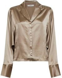 no_brand_found - Shirt Sesame Silk - Lyst