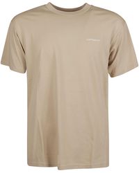 Carhartt - Logo Round Neck T-Shirt - Lyst