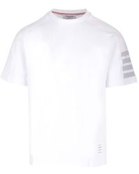 Thom Browne - Short Sleeve T-Shirt - Lyst