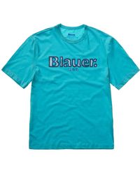 Blauer - Light Crew Neck T-Shirt - Lyst