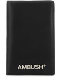 Ambush - Black Leather Card Holder - Lyst
