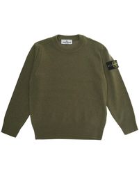 Stone Island - Crew Neck Wool Sweater Tops - Lyst