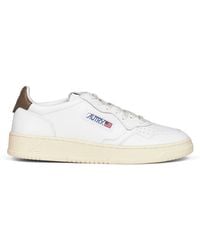 Autry - Leather Medalist Low Sneakers<Br - Lyst