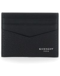 Givenchy - Card Holder V Detail Leather Calf Accessory - Lyst