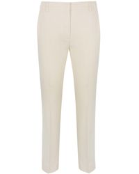 Weekend by Maxmara - Vite Cotton Trousers - Lyst