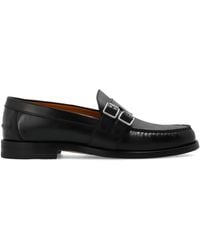 Gucci - Buckle Detailed Loafers - Lyst