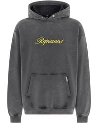Represent - Hooded Sweatshirt Cotton Jumpers - Lyst