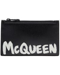 McQueen - Leather Card Holder - Lyst