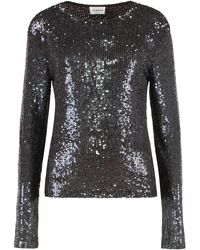 P.A.R.O.S.H. - P.A.R.O..H. Long-Sleeved Top With Sequins - Lyst