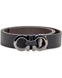 Ferragamo - Reversible Belt In Leather - Lyst