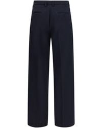 Cruna - Pants Wide-Leg Virgin Wool (Fleece) Trousers - Lyst