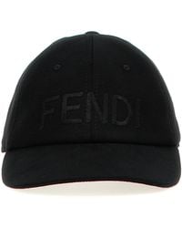 Fendi - Logo Cap - Lyst