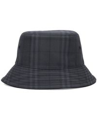 Burberry - Vintage Check Printed Bucket Hat - Lyst