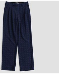 Marine Serre - Moon Diamond Jacquard Tailorin Trousers - Lyst