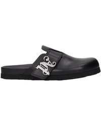 Palm Angels - Leather Slippers - Lyst