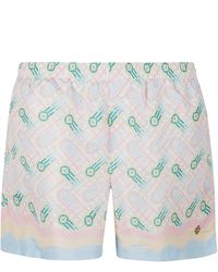Casablancabrand - Technical Synthetic Printed Swim Shorts - Lyst