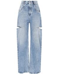 Maison Margiela - Cut-Out Detail Jeans - Lyst