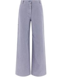 Max Mara - Cotton Casual Pants - Lyst