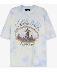 Represent - Cotton-Hemp T-Shirt, With Front Print - Lyst