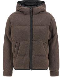 Brunello Cucinelli - Lame Wool Down Jacket - Lyst