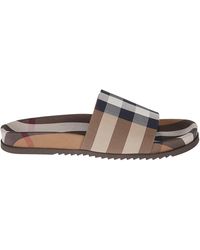 Burberry Leather sandals for Men - Up to 32% off | Lyst