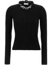 Rabanne - Necklace Sweater Wool Cashmere Sweater, Cardigans - Lyst