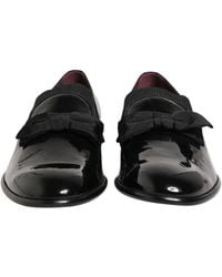 Dolce & Gabbana - Leather Slip On Dress Loafers Shoes Co+El+Pa+Pl+Vi+Goat - Lyst