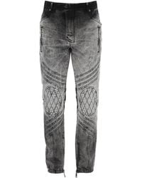 Balmain - Motor Slim Fit Jeans - Lyst