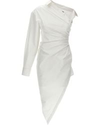 Alexander Wang - Asymmetrical Shirt Dress - Lyst