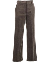 Antonelli - Trousers With Belt Loops - Lyst