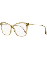 Tom Ford - Butterfly Block Eyeglasses Tf5687-B 045- 56Mm Ft5687 Plastic (Acetate)/Metal - Lyst