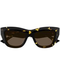 Bottega Veneta - Sunglasses Rectangle Full Rim, Frame And Lens Bv1218S001 - Lyst