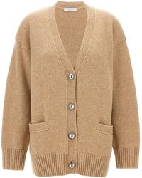 Rabanne - Logo Button Cardigan Wool Sweater, Cardigans - Lyst