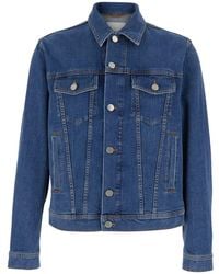 Jacob Cohen - Jacket With Classic Collar And Logo Patch On The Rear - Lyst