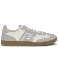 Balmain - Sneakers Swan Suede And Smooth Leather - Lyst